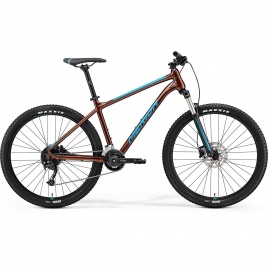 Велосипед 27,5 MERIDA BIG SEVEN 100-3X 2021 бронза/синий S(15) 