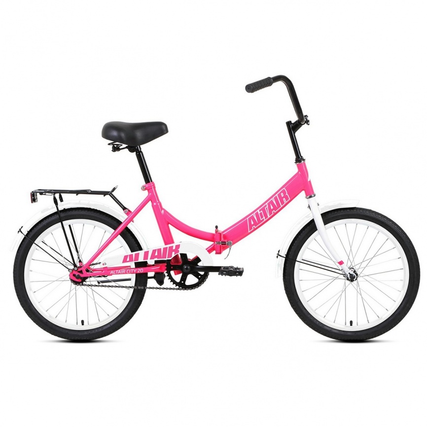 Велосипед 20 ALTAIR ALTAIR CITY 20 2022 розовый/белый 14"  фото 1