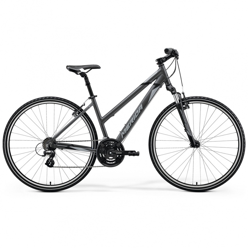 Велосипед 28 MERIDA CROSSWAY LADY 10-V 2021 Серый M(L)(50L) Женский фото 1