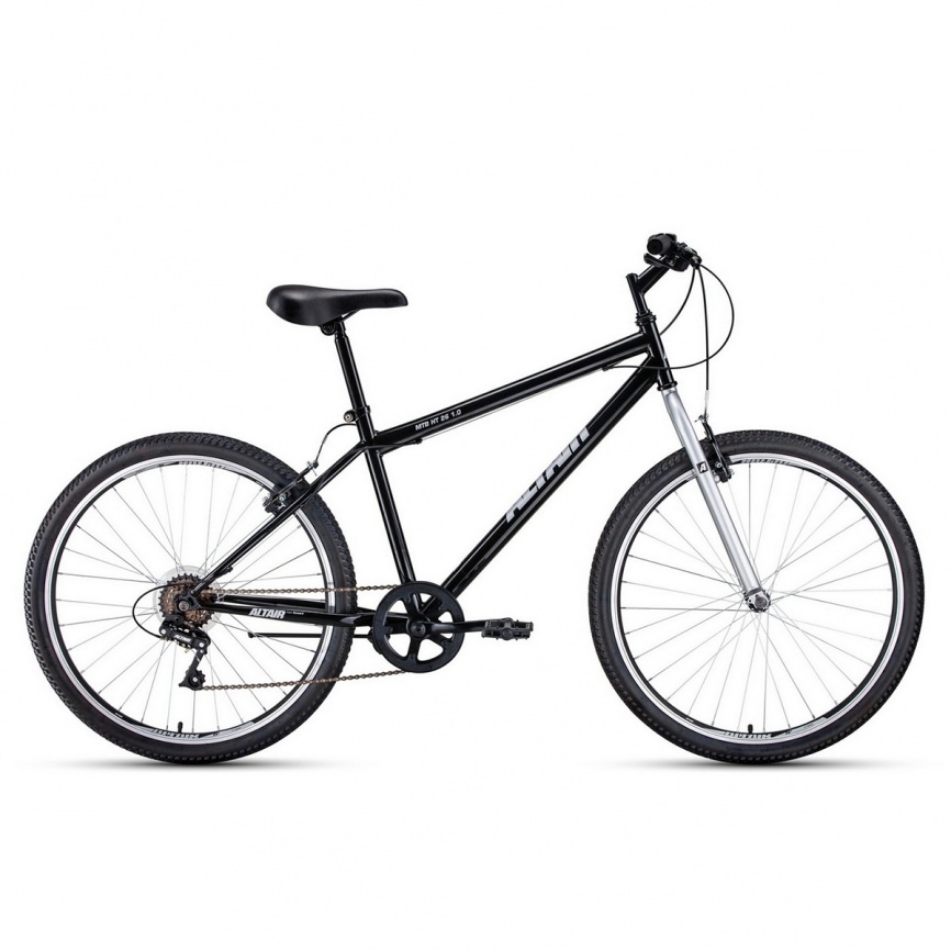 Велосипед 26 ALTAIR ALTAIR MTB HT 26 1.0 2022 серый/черный 17"  фото 1